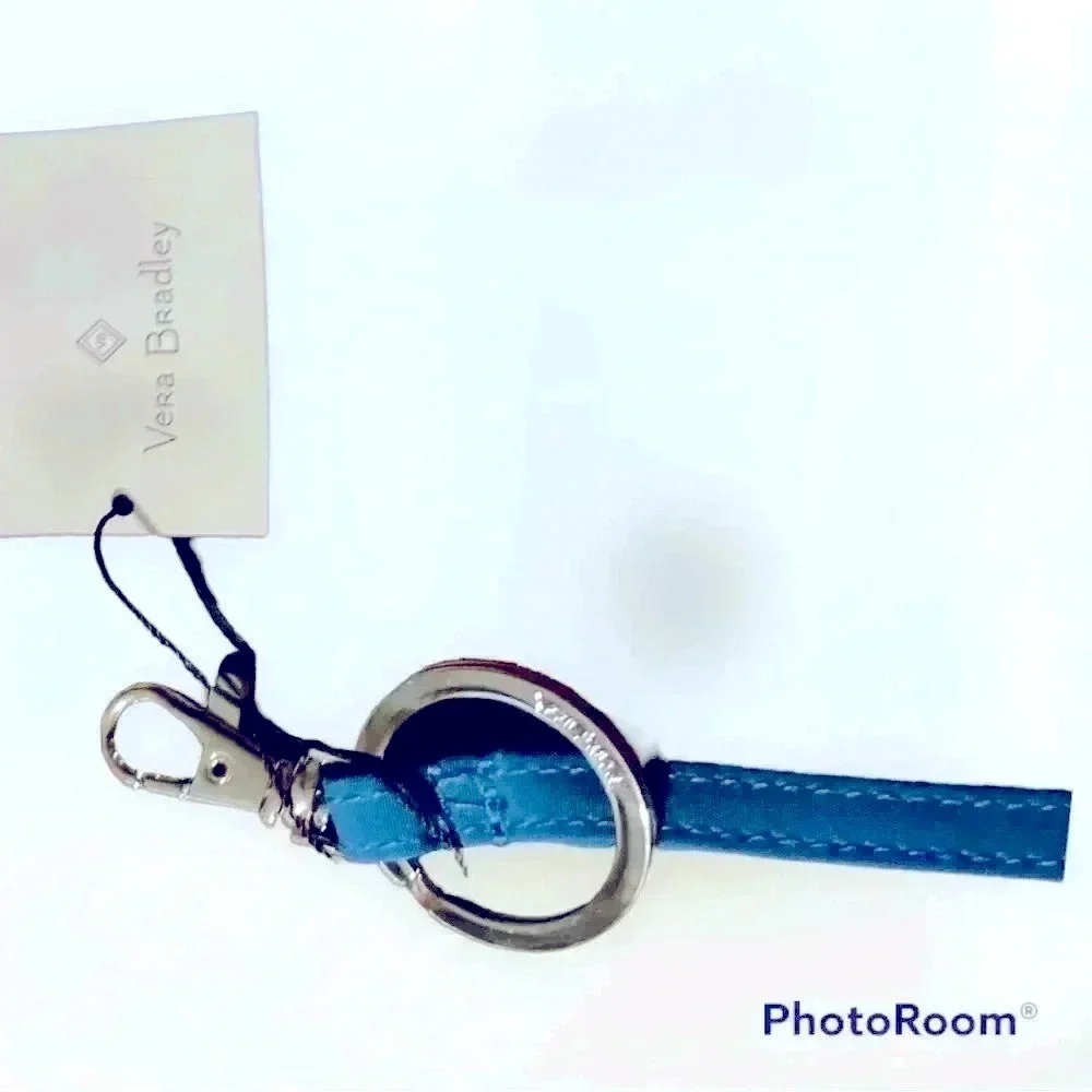 🆕 Vera Bradley Blue Lanyard-Bahama Bay